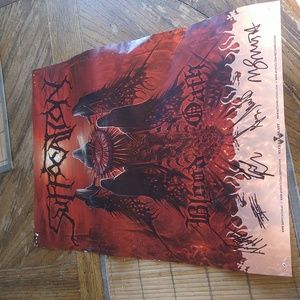 Autographed Suffocation Poster